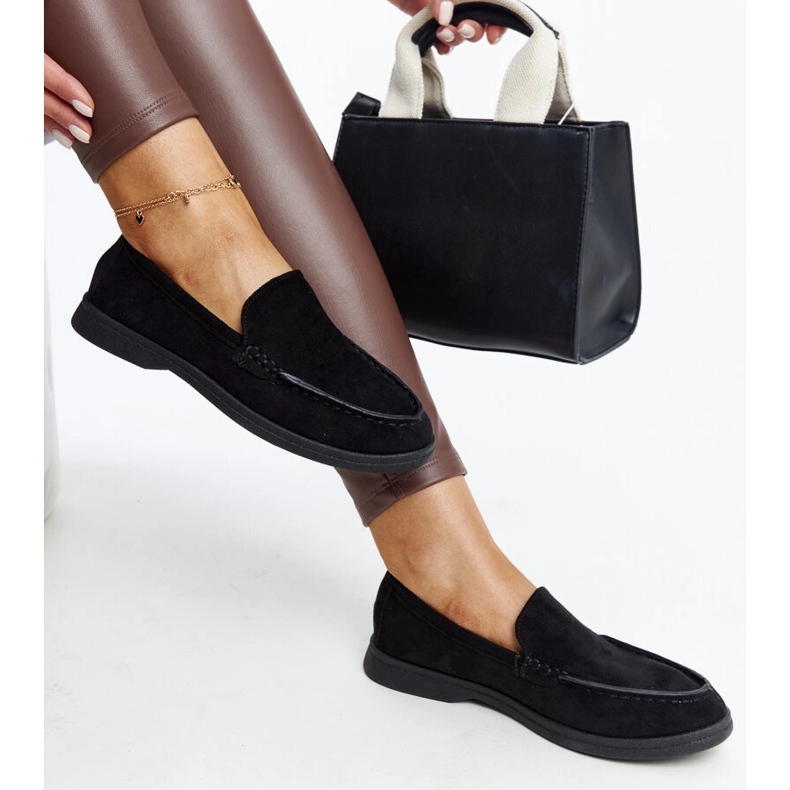 Scarpe Rumay in camoscio nero 1