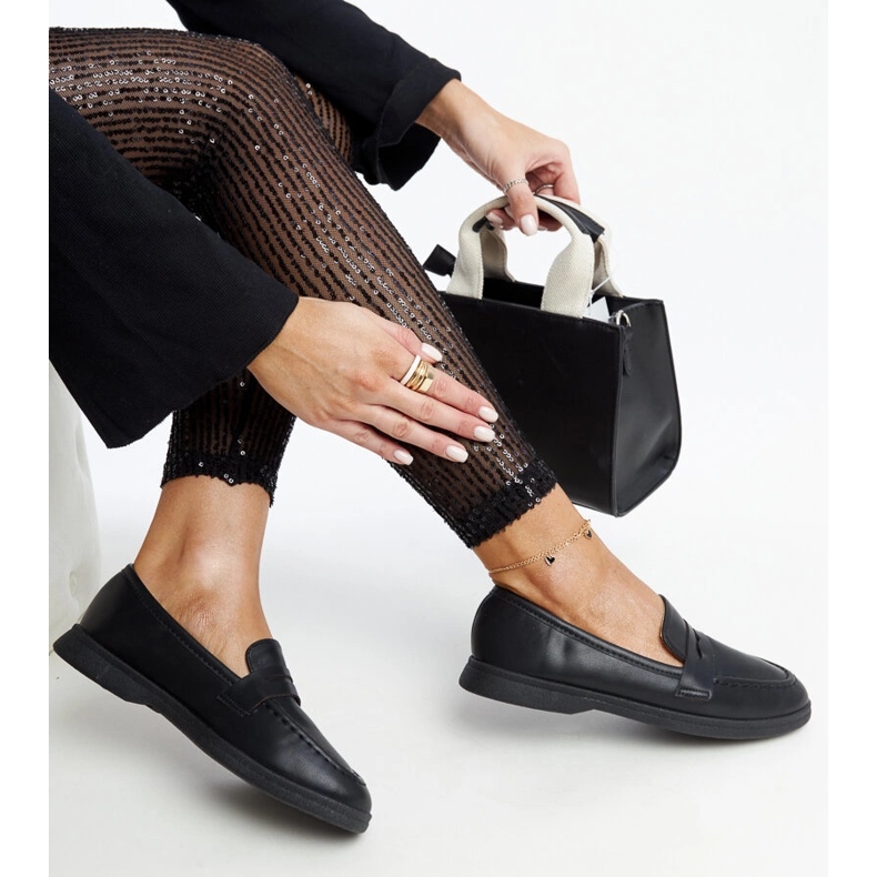 Mocassini Nawrah classici neri nero 1