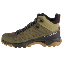 Scarpe Salomon X Ultra 4 Mid Gtx M 417398 verde 1