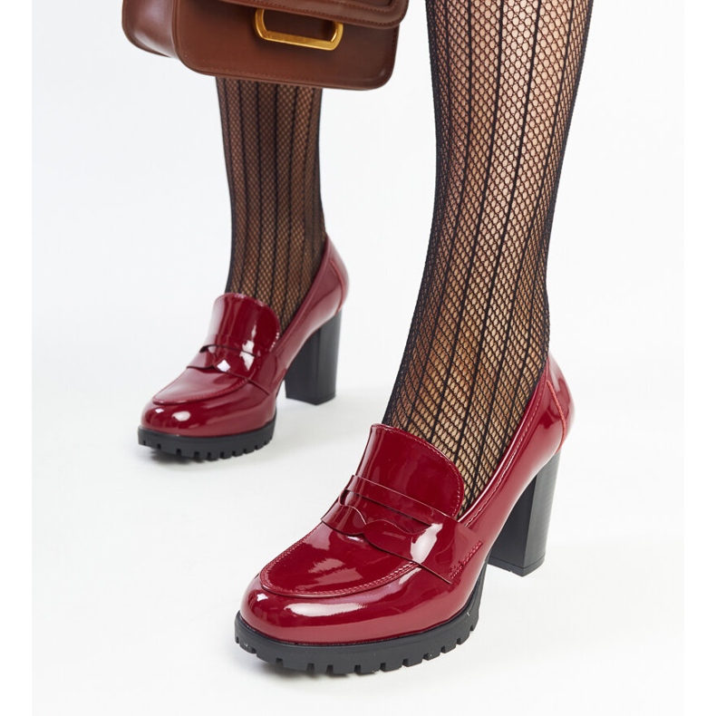 Décolleté in vernice rossa con tacco alto Licoletta rosso 1