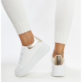 Scarpe sportive platform Ottavia bianche bianco 1