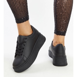 Scarpe sportive platform Ottavia nere nero 1