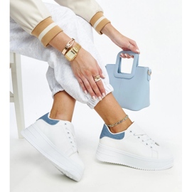Scarpe sportive platform Ottavia bianche bianco 1