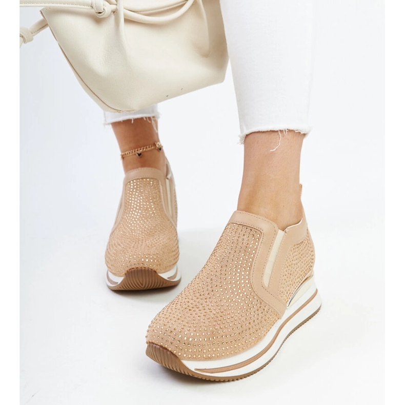 Sneakers con zeppa Cadelaria marroni marrone 1