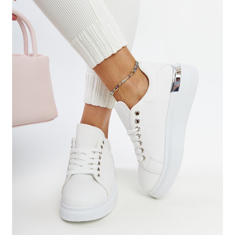 Scarpe sportive Meriana bianche bianco 2