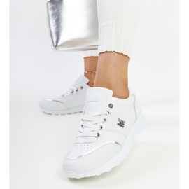 Sneakers bianche con spessa suola Kincheloe bianca 2