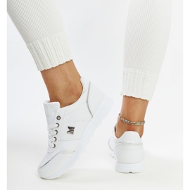 Sneakers bianche con spessa suola Kincheloe bianca 1