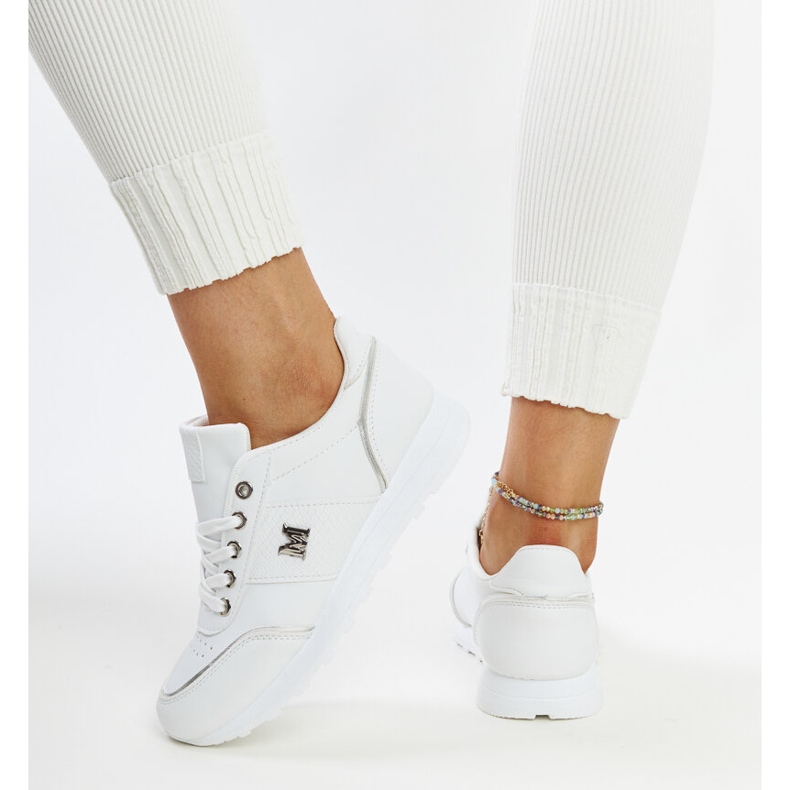 Sneakers bianche con spessa suola Kincheloe bianca 1