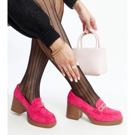 Décolleté Aludra rosa scuro con tacco alto 1