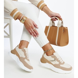 Sneakers marroni sulla piattaforma Nereida marrone 1