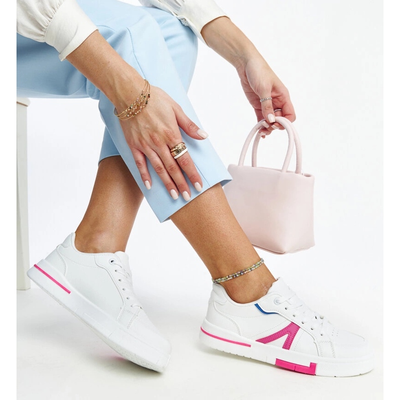 Sneakers bianche con colore Zorica bianca 1