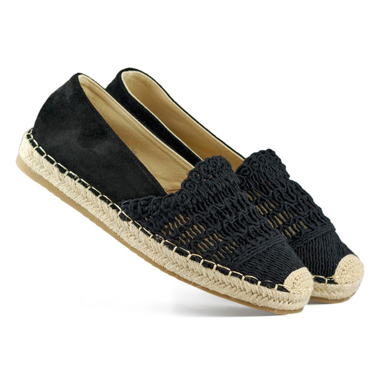 Classiche espadrillas nere da donna nero 1
