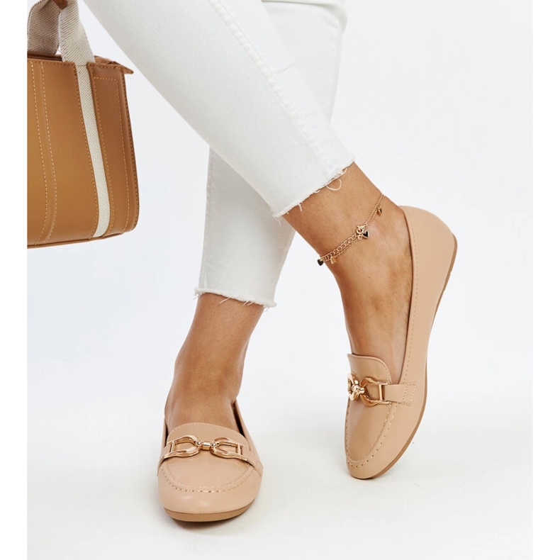 Mocassini beige con fibbia Najla 2