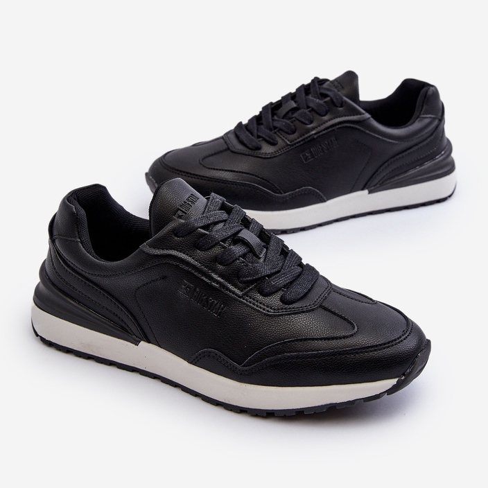 Sneakers da Uomo in Pelle Big Star NN174287 Nere nero 1