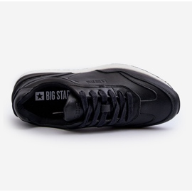 Sneakers da Uomo in Pelle Big Star NN174287 Nere nero 2