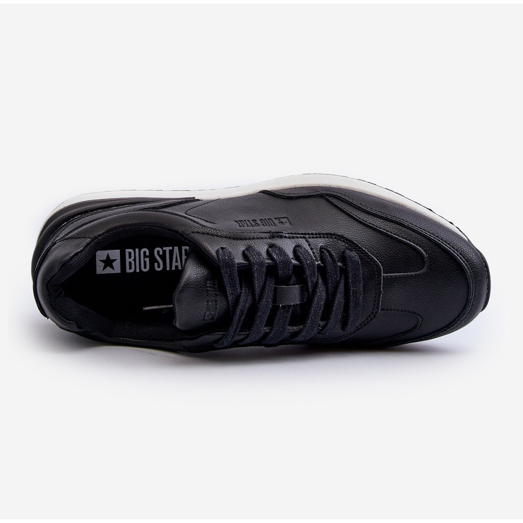 Sneakers da Uomo in Pelle Big Star NN174287 Nere nero 2