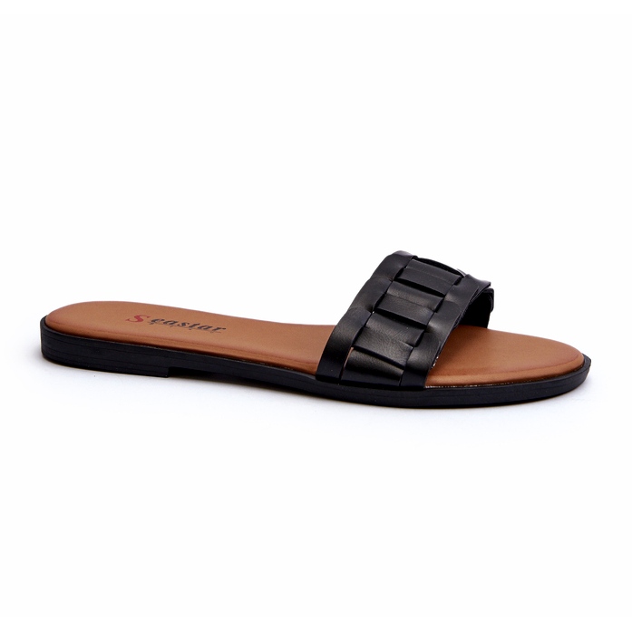 Seastar Flat femminile -Alta con le pantofole a ruote nero 1