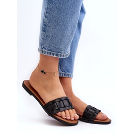 Seastar Flat femminile -Alta con le pantofole a ruote nero 2
