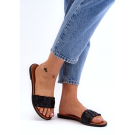 Seastar Flat femminile -Alta con le pantofole a ruote nero 3