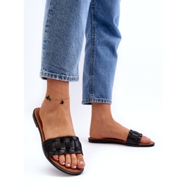 Seastar Flat femminile -Alta con le pantofole a ruote nero 4