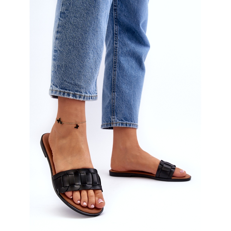 Seastar Flat femminile -Alta con le pantofole a ruote nero 4