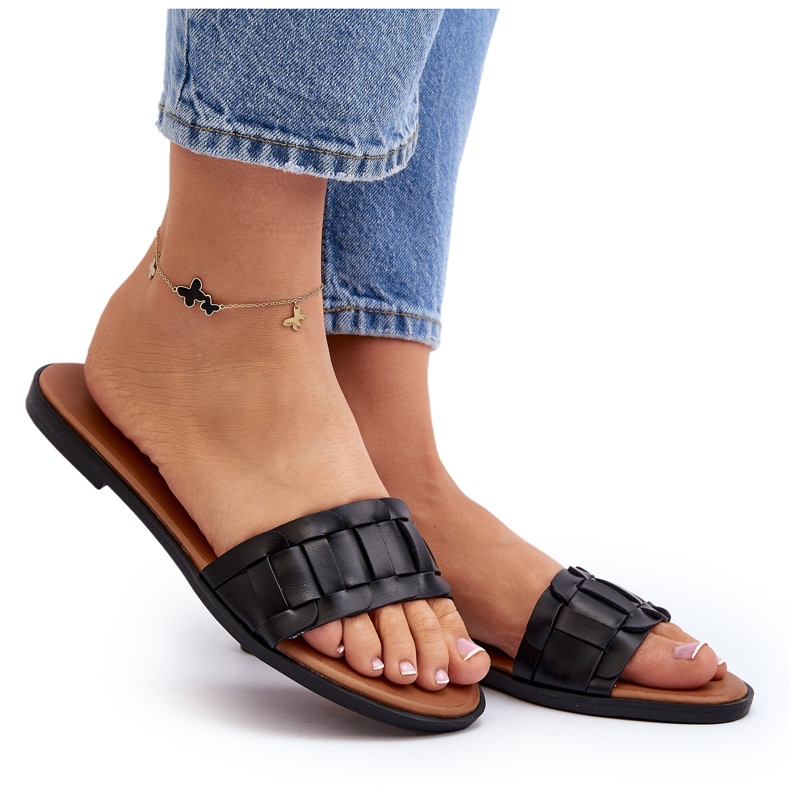 Seastar Flat femminile -Alta con le pantofole a ruote nero 8