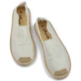 Classiche espadrillas bianche da donna bianco 2