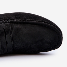 Mckeylor Mocassini da uomo in ecopelle scamosciata, neri nero 2