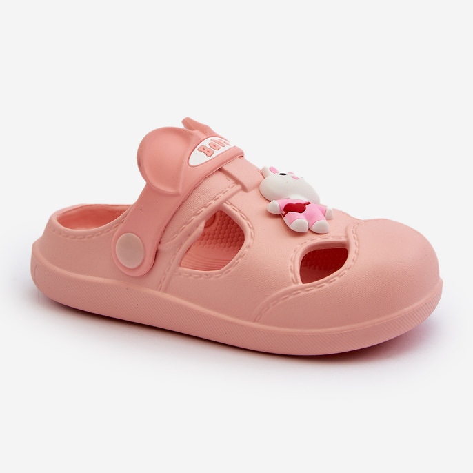Ciabatte per bambini in schiuma con decoro opleia rosa 2