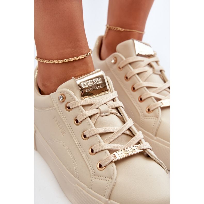 Sneakers da Donna Big Star NN274210 Beige 1