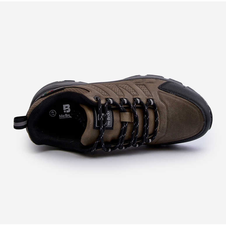 Scarpe da trekking da uomo McBraun color kaki verde 1