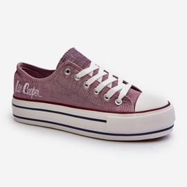 Sneakers Da Donna Con Suola Spessa Lee Cooper LCW-24-31-2219 Viola 2