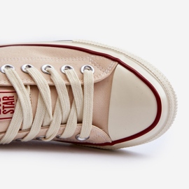 Sneakers Basse da Donna Big Star NN274272 Beige 1