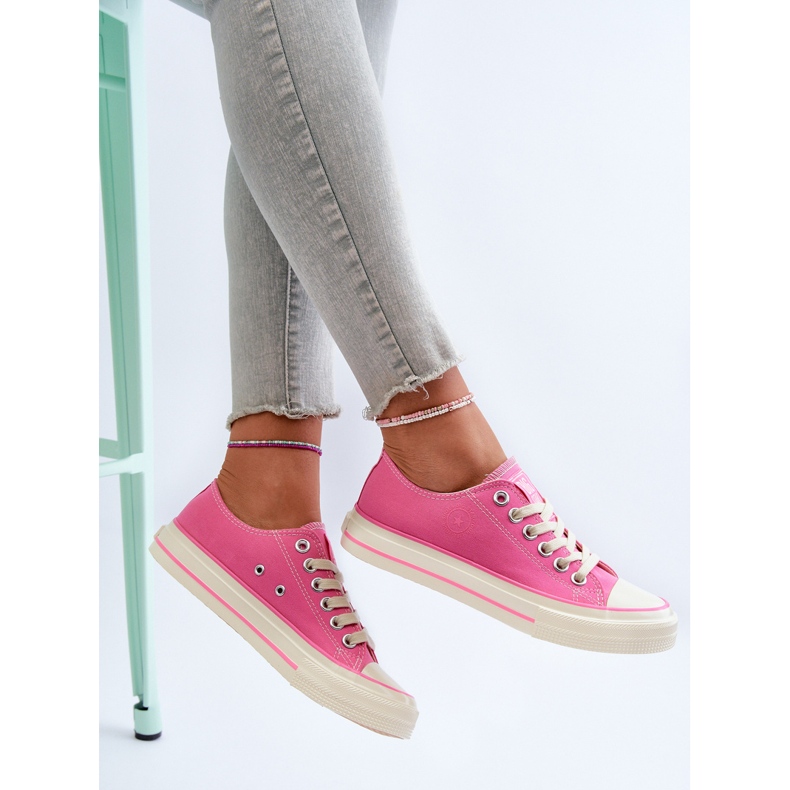 Sneakers Basse da Donna Big Star NN274271 Rosa 2