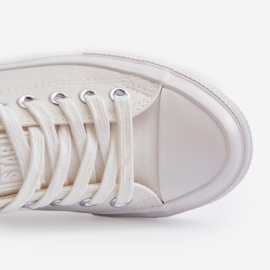 Sneakers classiche da donna Big Star NN274285 Bianche bianco 1