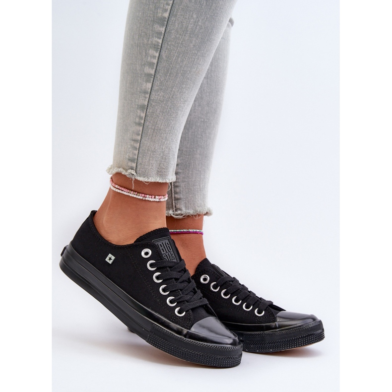 Sneakers classiche da donna Big Star NN274284 Nere nero 2