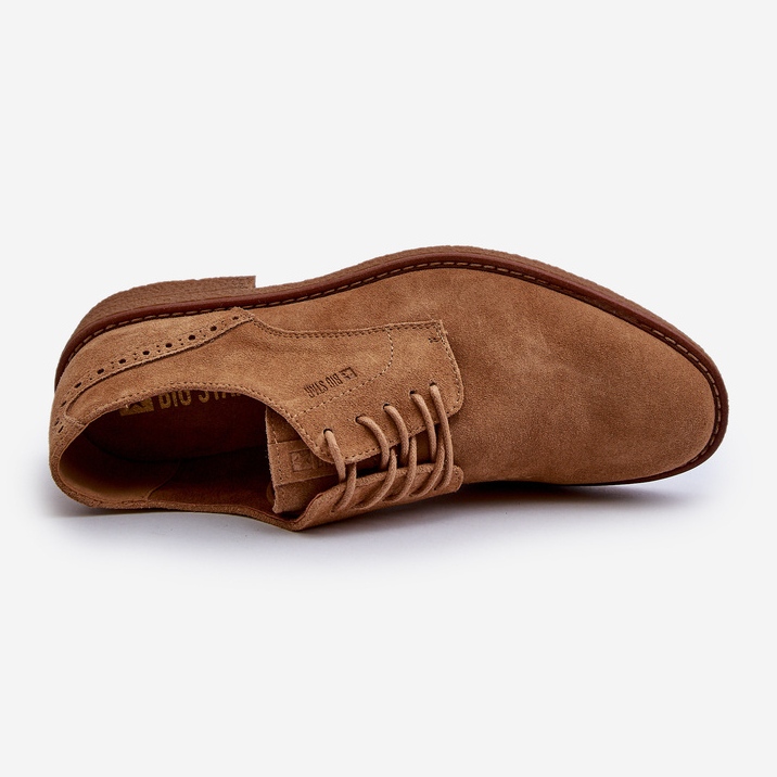 Scarpe da Uomo in Pelle Scamosciata Big Star NN174213 Cammello marrone 1