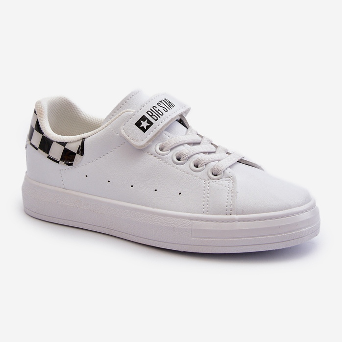 Scarpe sportive per bambini Big Star NN374058 Sistema HI-POLY Bianche bianca 1