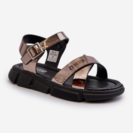 Sandali da ragazza Big Star NN374264 Neri marrone 1
