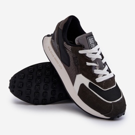 Scarpe da ginnastica sportive da uomo con sistema Memory Foam Big Star NN174347 nere nero 2