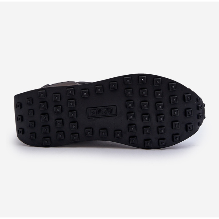 Scarpe da ginnastica sportive da uomo con sistema Memory Foam Big Star NN174347 nere nero 1