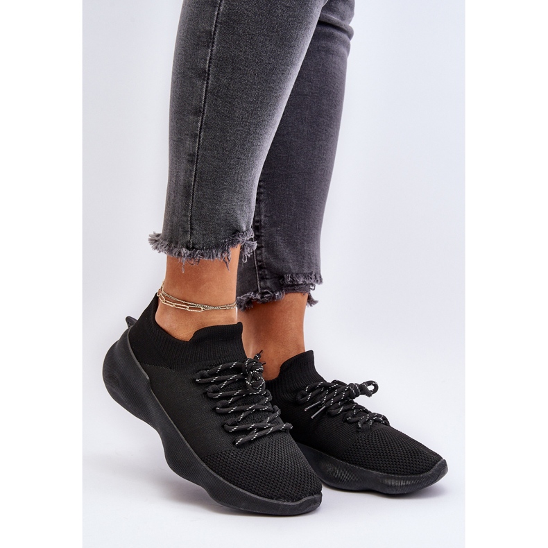 Scarpe sportive slip-on Juhitha nere da donna nero 2