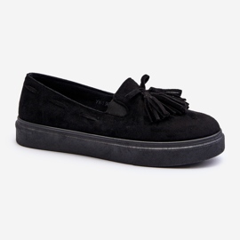 Espadrillas da Donna con Frange Nere Elorvia nero 2