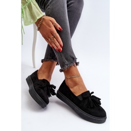 Espadrillas da Donna con Frange Nere Elorvia nero 1