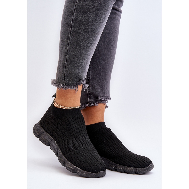 Scarpe sportive slip-on Liraelia nere da donna nero 2