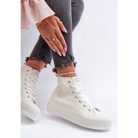 Sneakers Alte da Donna Lee Cooper LCW-24-02-2132 Bianche bianca 1