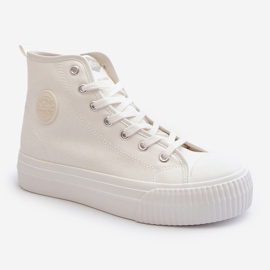 Sneakers Alte da Donna Lee Cooper LCW-24-02-2132 Bianche bianco 2