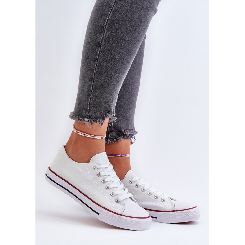 Sneakers Basse Classiche da Donna Bianche Caelira bianca 2