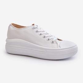 Sneakers da Donna su Plateau Massiccio, Bianco Amyete bianca 1