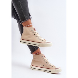 Sneakers Alte da Donna Big Star NN274278 Beige 1